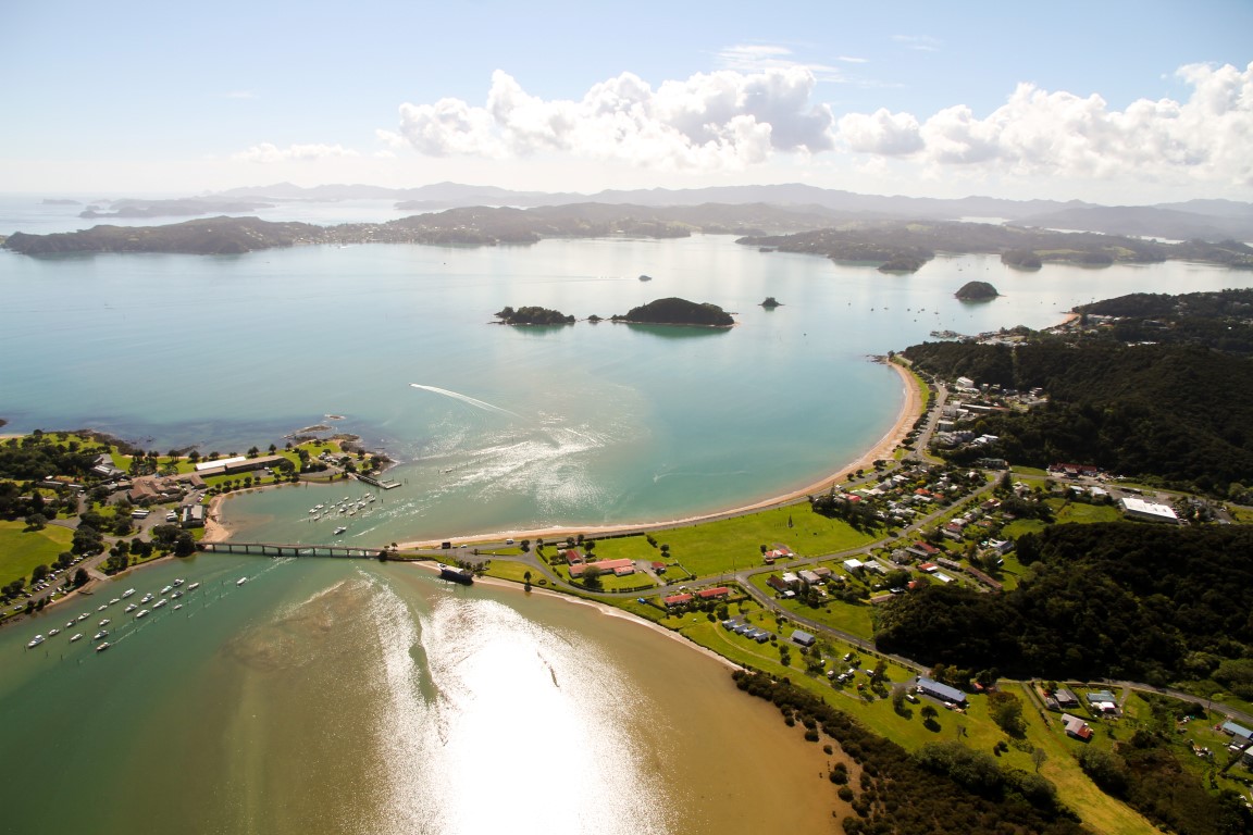 Waitangi Aerial to Russell_3 (Medium)